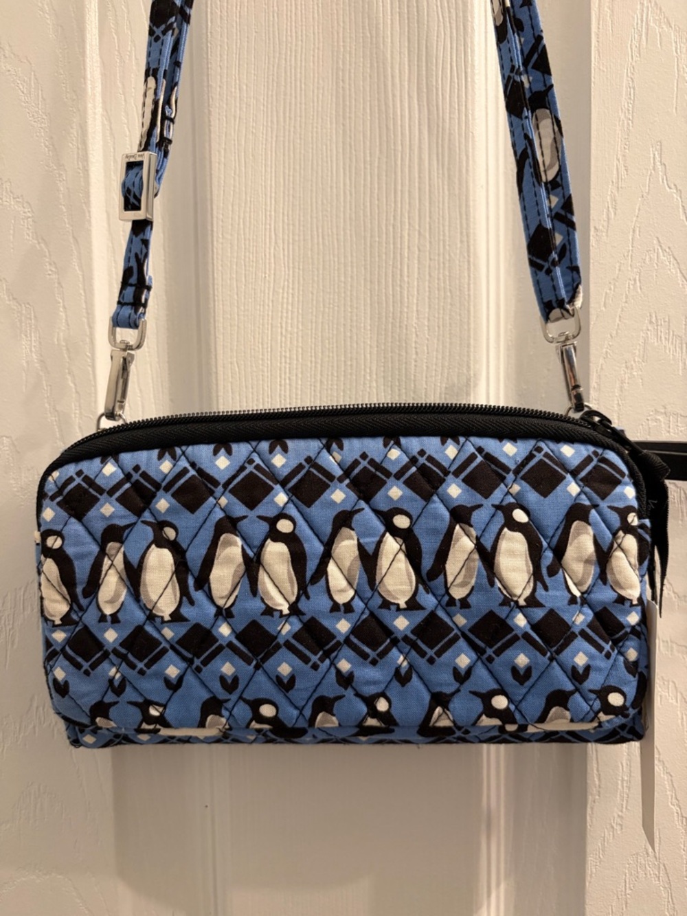 Vera Bradley Penguin Quilted Crossbody Bag/Shoulder Bag